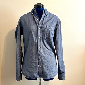 Bonobos slim fit denim button down, 100% cotton